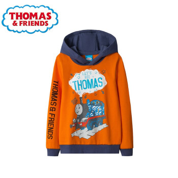 トーマス供服2019新型の秋服の中で、大子供のスポーザーツケ子供カジュアに少年レコットのオレンジ色120
