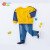 贝怡男童保温卫衣2019新型赤ちゃんカージュで格好いいボムカーバーのトッピング191S 2092黄色3歳/身长100 cm