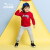 【101-130】ANTA子供服子供服レコンスト男性子供用春服2019新型レインコートの赤ちゃんのプロプロゴルバーのモミの赤-3 130 cm