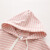 Class ic Teddy赤ちゃんストレープのカーディィガンの春の装いの新型の女性の子供供服の子供供服のレインコート帽子のシャツーwt 9377ピンの110 cm