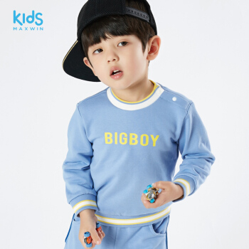 maxwin男の子18ヶ月-4歳の男性の子供服のӢド181346104青い90 cm