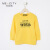 米喜迪mecity子供服2019春、新商品の男性用子供服のアルファ·マット押染nit長袖カバのスペクターは黄色140/68です。