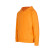 Kappa kids Kappaの子供服の男の子用のセ-タの中の大子供用の服はBAND Lein Contのカーデデ-ディガンの黄色の150を表现しています。