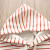 Class ic Teddy赤ちゃんストライプのカーディィガインの秋の服の新型の女性の子供服の子供供服のカジュアレインのシャチャwt 9397红白の条140 cm