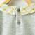 子供の泰春の外出服の1～3歳の男女の赤ちゃんは上の子供の长袖のガパネルの灰色の黄色の格の90 cmを襟に折ります。