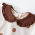 笛の莎mini子供服の女性の子供服の2019秋は新品の赤ちゃんを詰めて洋服の燕の麦を襟にして染めます100(高い85-90 cm、重い30斤のぐるみ)