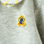 子供の泰春の外出服の1～3歳の男女の赤ちゃんは上の子供の长袖のガパネルの灰色の黄色の格の90 cmを襟に折ります。
