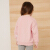 ミニバラ子供トップス女の子長袖ガーディアン2019秋新品かわいい柄のゆったピンク6021 cm