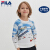 FILA FILA FILA FI楽子が男性の子供服を提供しています。2019年冬の新型女の子韓国版洋気子は長袖シーザー満印-PT 120 cmを提供します。