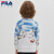 FILA FILA FILA FI楽子が男性の子供服を提供しています。2019年冬の新型女の子韓国版洋気子は長袖シーザー満印-PT 120 cmを提供します。