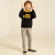 纯正オリンブラドA 21子供服の中で大流行の子供服のレインコートの卫衣2020秋の新型韩国版フルーションジックの长袖男性にR 403332013黒140 cmを着用しています。