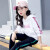 女の子の卫衣2020春新型子供供の长袖の上の女の子レンコ-ト韩版卫衣3-14歳の中で大きな子供の女の子イ-ジの长袖Tシ-ツのピンク160