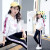 女の子の卫衣2020春新型子供供の长袖の上の女の子レンコ-ト韩版卫衣3-14歳の中で大きな子供の女の子イ-ジの长袖Tシ-ツのピンク160