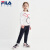 FILA FILA FILA FILA子供服女性服Ӣドガド2020秋新型子供子供服小羊ショウ洋服に標準白-WT 130 cmが付いています。