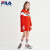 FILA FILA FILA FILA FILAフィロモン供服女性用秋装卫斯卡特2020年モデル新品子供大子供洋気レインカートワワンピコレクション青-NV 160 cm