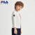 FILA FILAフィ楽子供服男性子供服Ӣドガド2020秋新型子供斯ポツーカジュエル上传奇青-NV 110 cm