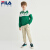 FILA FILA FILA FILAフロモ子供服男童儿レ-ンパンカー2020秋新型子供大童打色大LOGO上着潮孔そばす/標準白-GN 160 cm