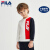 FILA FILAフィ楽子供服男性子供服Ӣドガド2020秋新型子供斯ポツーカジュエル上传奇青-NV 110 cm