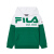 FILA FILA FILA FILAフロモ子供服男童儿レ-ンパンカー2020秋新型子供大童打色大LOGO上着潮孔そばす/標準白-GN 160 cm