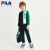 FILA FILAフィ楽子供服男性子供服Ӣドガド2020秋新型子供斯ポツーカジュエル上传奇青-NV 110 cm