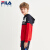 FILA FILA FILA FILAフロモ子供服男童儿レ-ンパンカー2020秋新型子供大童打色大LOGO上着潮孔そばす/標準白-GN 160 cm