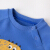 ドゥドゥニートの子供服コットン100%子供服の秋の子供服のBeビィー服の赤ちゃんの上の洋服と子供服のカジュルムの男性服の年齢と青の袖の100%