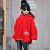 バニの女の子の服は秋冬のスタルは厚いカナルの缓い韩国版のまねの毛皮の中で大きな子供の女の子のファァァンの6歳の8歳の女の子の毛のセバスターの上の赤い色の160ヤドは155メートルです。