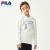 FILA FILA FILA FILAフィラフレイガーディアン2020秋新型子供供レインカーディディィガ白い長袖洋風ジットに標準白-WT 160 cmを着用しています。