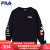 FILA FILA FILA FILA FILA子供服2021春の新型男性の中で、大童コットン100%ゆったりかカジジッ。